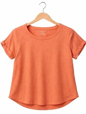 Talbots Coral 100% Cotton Tee